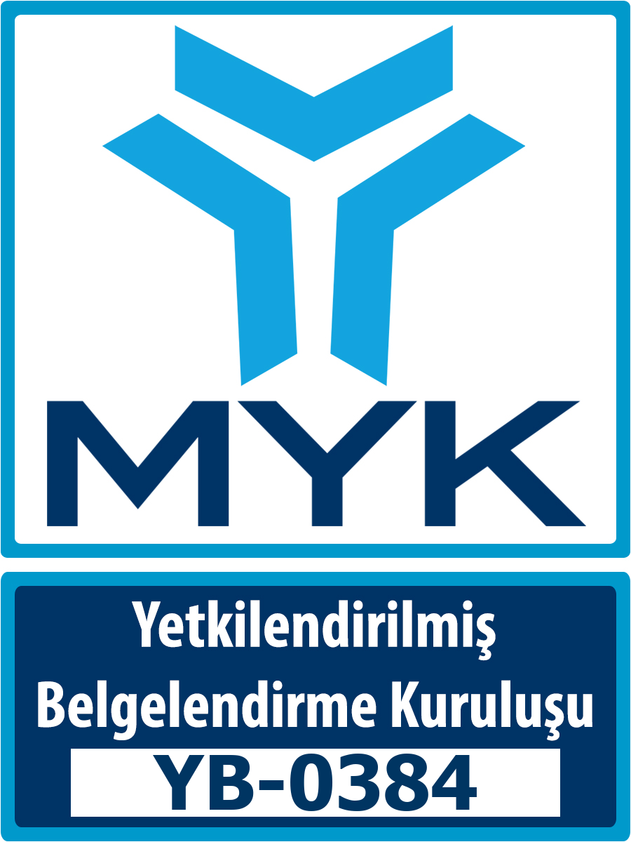 MYK yetkili belgelendirme kuruluşu YB-0384