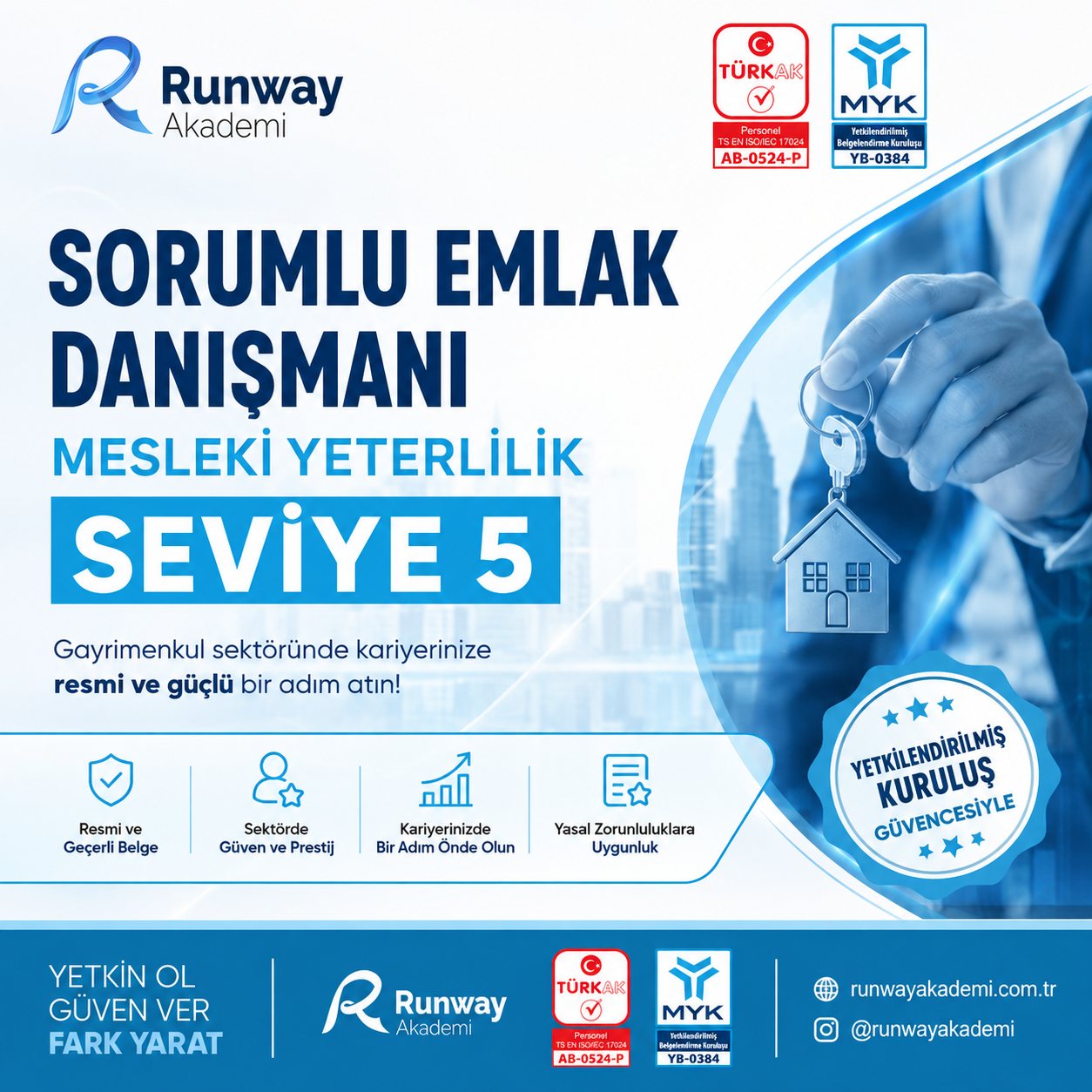 Sorumlu Emlak Danışmanı MYK belgesi